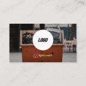 Entfernen des Logos für berufliches Design-Junk Visitenkarte (Rückseite)