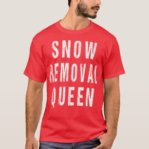 Entfernen des Schneedeckenfahrers aus dem Schnee T-Shirt