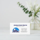 Entfernen des Schneefalls von Traktoren Visitenkarte (Stehend Vorderseite)