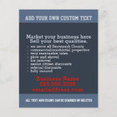 Entfernen des Schnees. Aktivieren der Werbung für Flyer (Hinten)