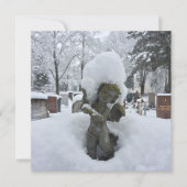 Entfernen des Schnees, Schneefräsen von Diensten Einladung (Vorderseite)