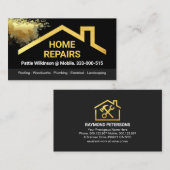 Entfernen des Spritzers auf der Golddecke Visitenkarte (Vorne/Hinten)