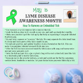 Entfernen eines Tick Educational Flyer (Einzeln)