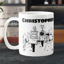 Entfernen personalisierter Zuhause Jumbo-Tasse