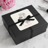 Entfernen rosafarbener Blume, Aufkleber für den be