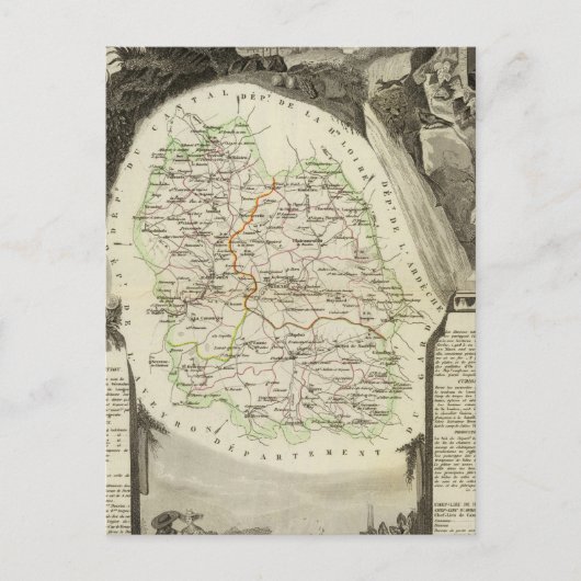 Entfernen Sie alle Lozere Postkarte (Vorderseite)