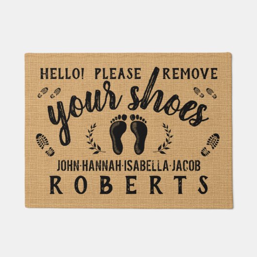 Entfernen Sie bitte Ihre Fußmatte (Vorderseite)