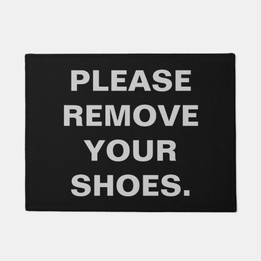 ENTFERNEN SIE BITTE IHRE SCHUHE FUßMATTE (Vorderseite)