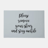 Entfernen Sie bitte Ihre Schuhflockmatte Fußmatte (Vorderseite)