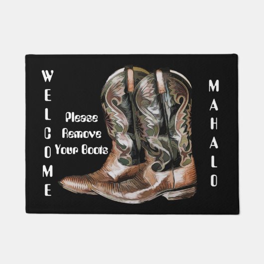 Entfernen Sie bitte Stiefel Fußmatte (Vorderseite)