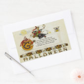 Entfernen Sie den Dull Care-Vorgang Rechteckiger Aufkleber (Umschlag)