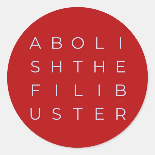 Entfernen Sie den Filibuster-Circle-Sticker Runder Aufkleber (Vorderseite)