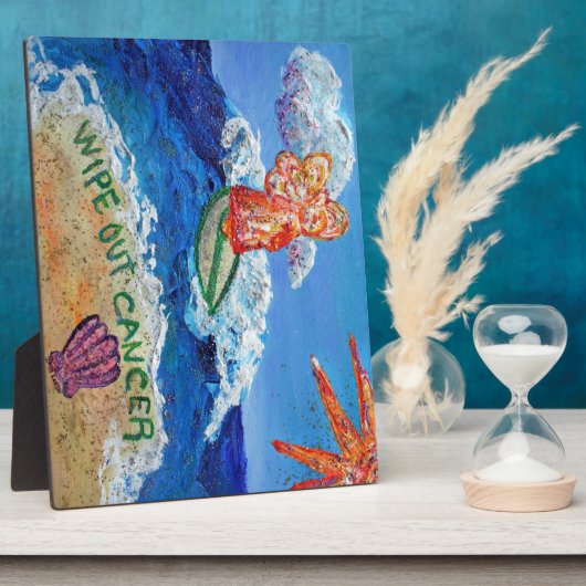 Entfernen Sie den Krebs Engel Kunstmalerei Geschen Fotoplatte (Seite)