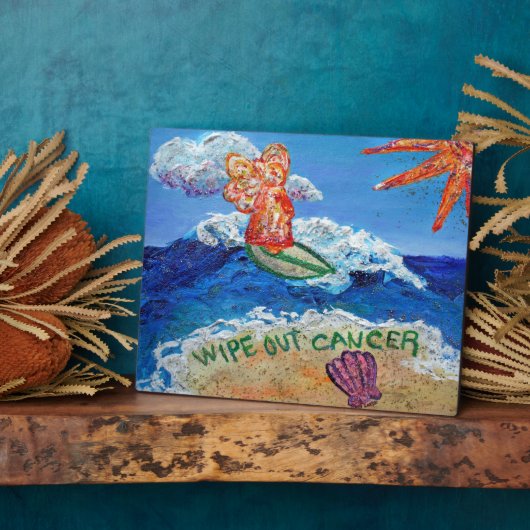 Entfernen Sie den Krebs Engel Kunstmalerei Geschen Fotoplatte (Seite)