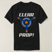 Entfernen Sie den Prop mit dem Propellerbild. T-Shirt (Design vorne)