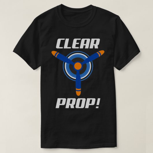 Entfernen Sie den Prop mit dem Propellerbild. T-Shirt (Design vorne)