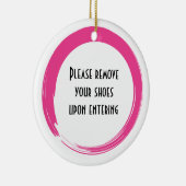 Entfernen Sie den Schuhpanzer Keramikornament (Rechts)