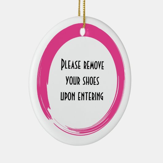 Entfernen Sie den Schuhpanzer Keramikornament (Rechts)