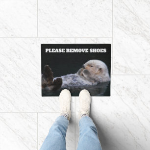 Entfernen Sie die Schuhe Bademeere Fußmatte