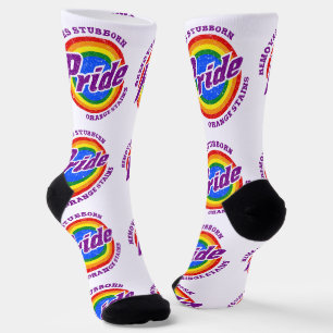 Entfernen Sie die starren Orangenstadien, die Mona Socken
