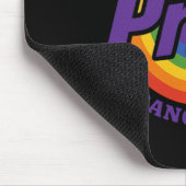 Entfernen Sie hartnäckige orangefarbene Flecken, w Mousepad (Ecke)