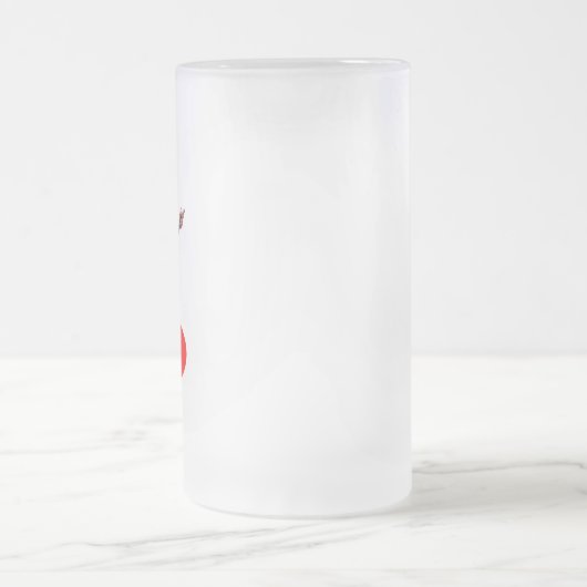 Entfernen Sie Ihre Hände mein Bier… Mattglas Bierglas (Mittel)