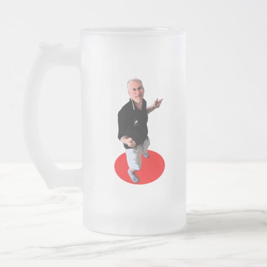 Entfernen Sie Ihre Hände mein Bier… Mattglas Bierglas (Links)