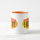 Entfernen Sie mysteriöse Historie Orange Oval Tasse (Zentrum)
