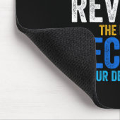 Entfernen Sie Reverse Reclaim Hands Off Protest An Mousepad (Ecke)