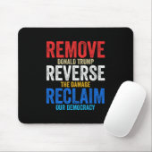 Entfernen Sie Reverse Reclaim Hands Off Protest An Mousepad (Mit Mouse)