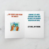 Entfernen Sie vorsichtig die Brieftasche, um sich Karte (Innenseite)