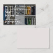 Entfernen und Organisieren von Zuhause-Schränken Visitenkarte (Vorne/Hinten)