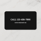 Entfernen von Auto-Rack-Recycelnd Junk Visitenkarte (Rückseite)