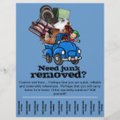 Entfernen von Junk- oder Garbage Removal Business- Flyer (Vorne)