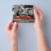 Entfernen von Mülleimer-Junk 4x5 Benutzerdefiniert Flyer (Gruppe)