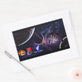 Entfernen von nicht angesteckten Aufklebern im Wel Rechteckiger Aufkleber (Umschlag)