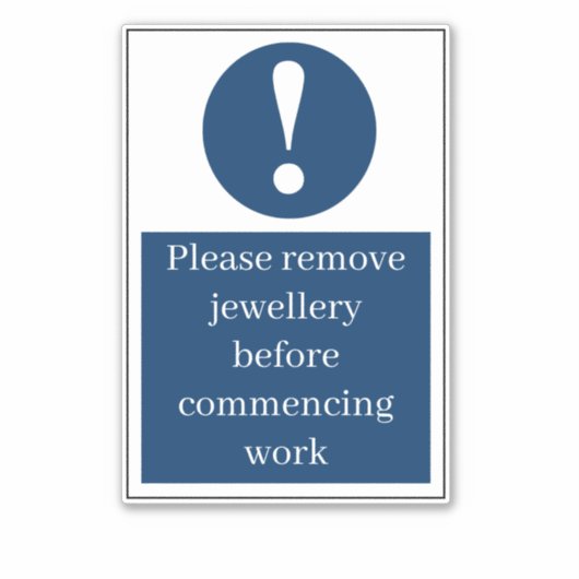 Entfernen von Schmuck Aufkleber (Vorderseite)