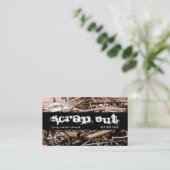 Entfernen von Schrott Recycelnd Schrott Visitenkarte (Stehend Vorderseite)