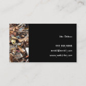 Entfernen von Schrottmetall Recycelnd Junk Visitenkarte (Rückseite)