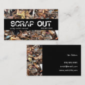 Entfernen von Schrottmetall Recycelnd Junk Visitenkarte (Vorne/Hinten)