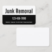 Entfernen von schwarzen und weißen Werbevorlagen Visitenkarte (Vorne/Hinten)