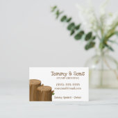 Entfernen von Stumpfschleifen Visitenkarte (Stehend Vorderseite)