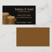 Entfernen von Stumpfschleifen Visitenkarte (Vorne/Hinten)