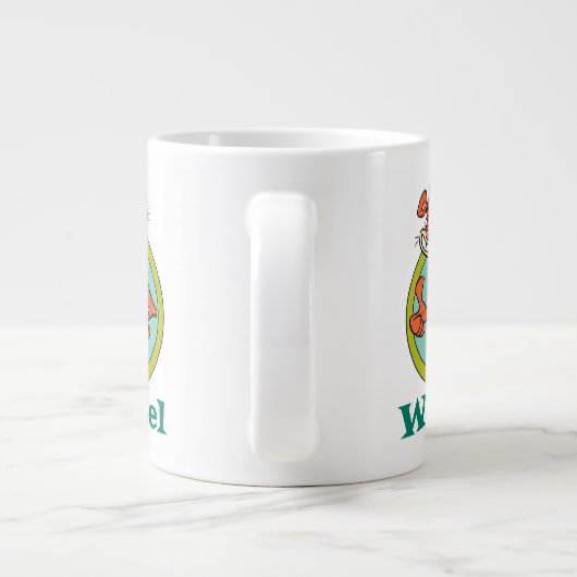 Entfernen von Zeichen-Grafik Jumbo-Tasse (Rückseite)