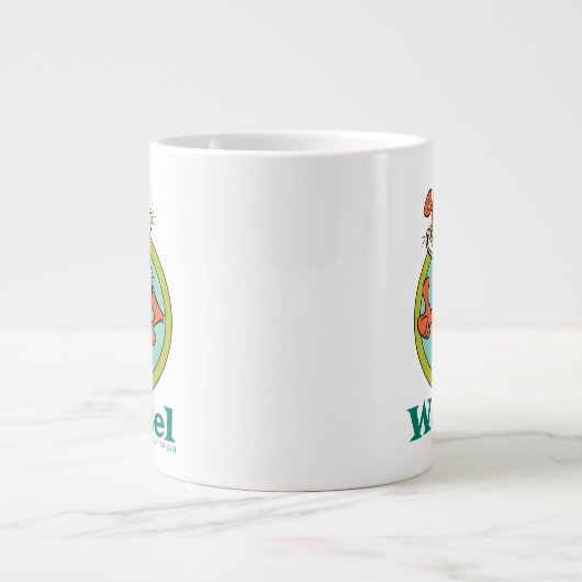 Entfernen von Zeichen-Grafik Jumbo-Tasse (Vorderseite)