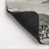 Entfernte Ansicht des Aconcagua-Vulkans Mousepad (Ecke)