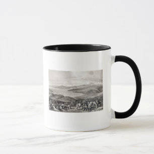 Entfernte Ansicht des Aconcagua-Vulkans Tasse