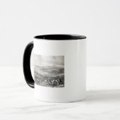 Entfernte Ansicht des Aconcagua-Vulkans Tasse (Vorderseite Links)