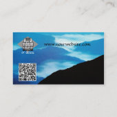 Entfernte Berge Visitenkarte (Rückseite)