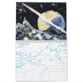 Entfernte Land-Kunst-Kalender Kalender (Feb 2027)